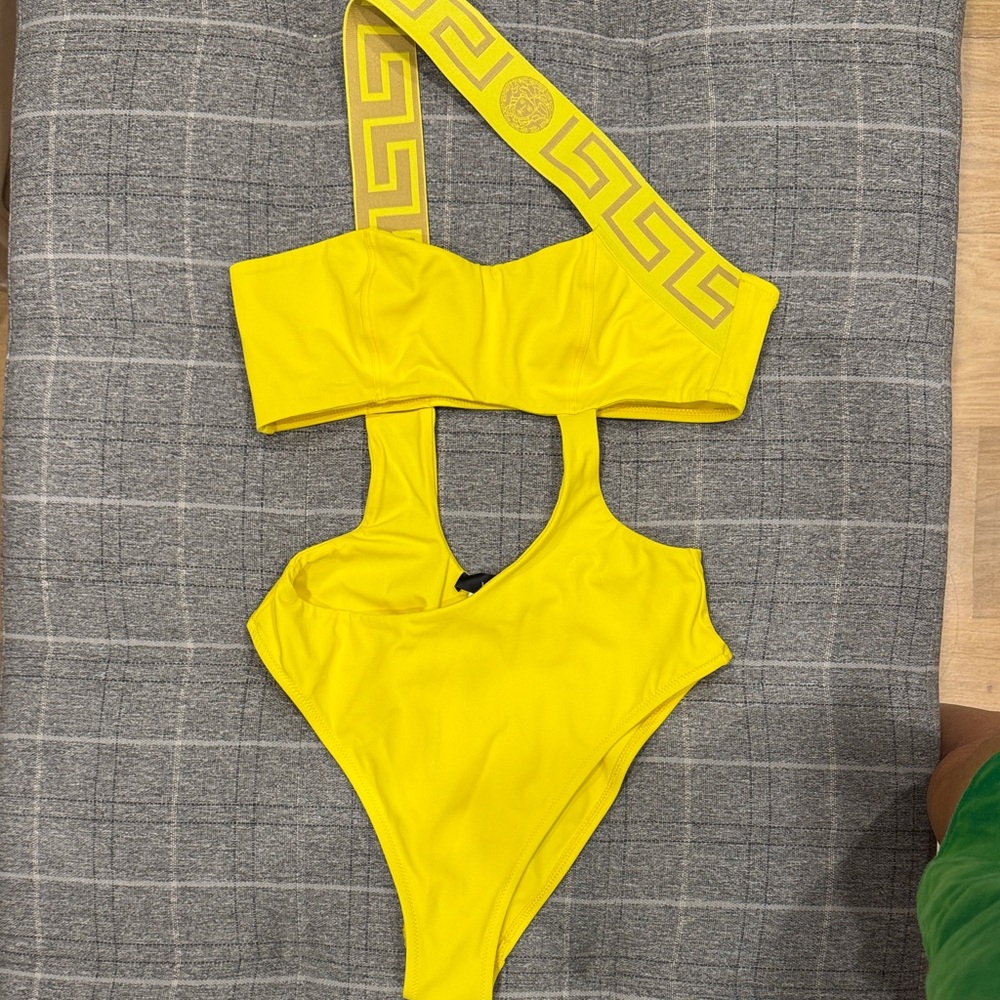 Versace Yellow Swimsuit